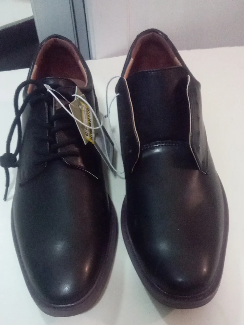 Goodfellow & Co Men's Black Leather Dress Shoes 9 1/2 NWT $40:Missing 1 Lace